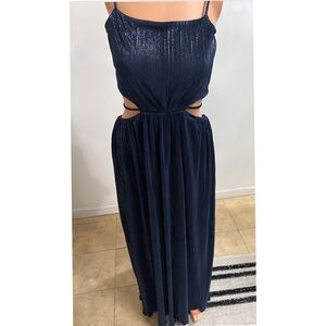 Elegant Navy Blue Women's Dress
